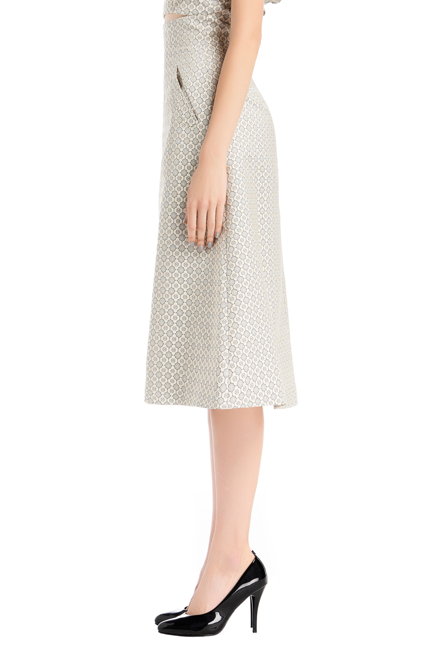 WEE Brand, skirt, grey skirt, party skirt, designer skirt, outfit, fashion, ชุดแบรนด์เนม, เช่าชุด, กระโปรง, ชุดออกงาน, ชุดปาร์ตี้