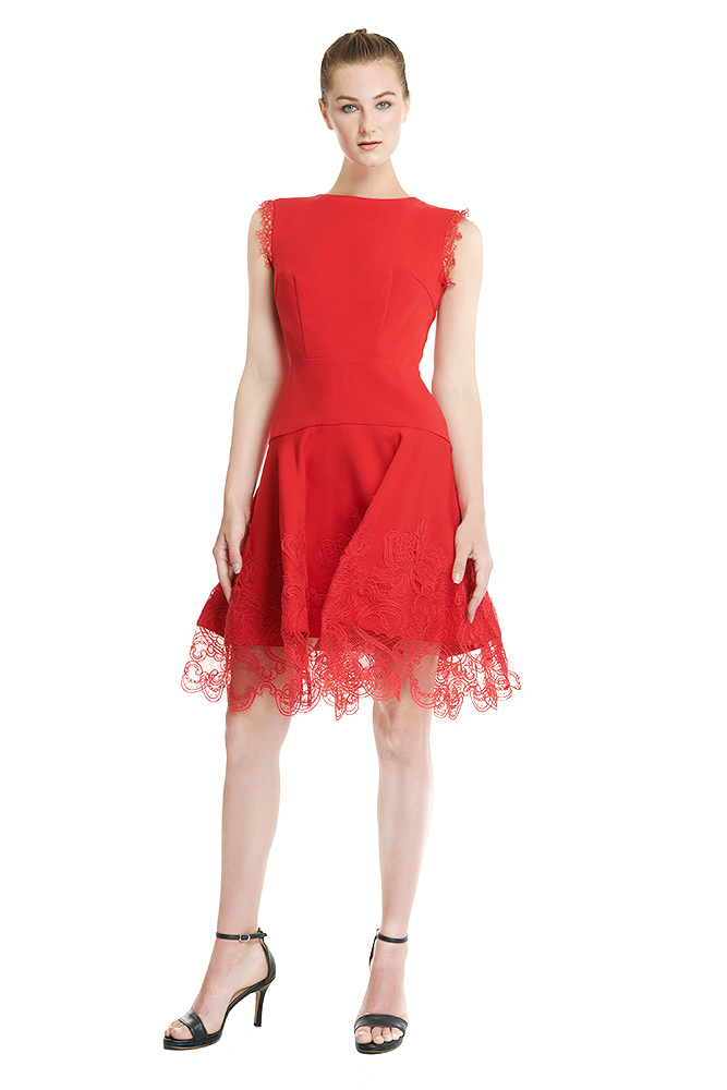 Bronx and banco shop antonia red dress