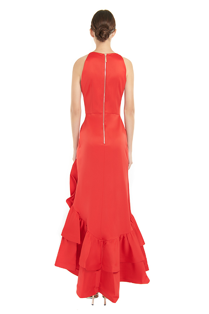 Frida flame shop gown in red