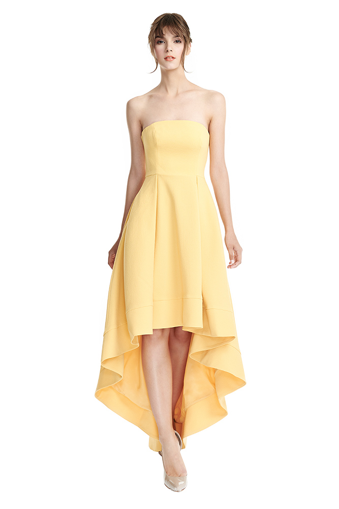 C/MEO Collective Entice Strapless Gown